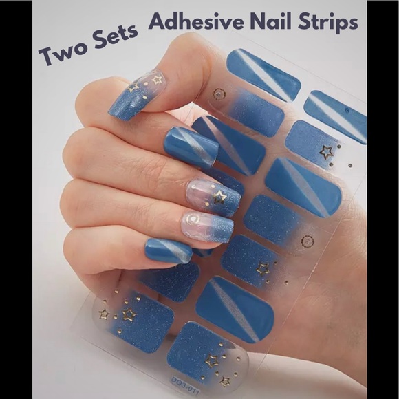 Makeup Two New Sets Of Decorative Adhesive Nail Strips Poshmark